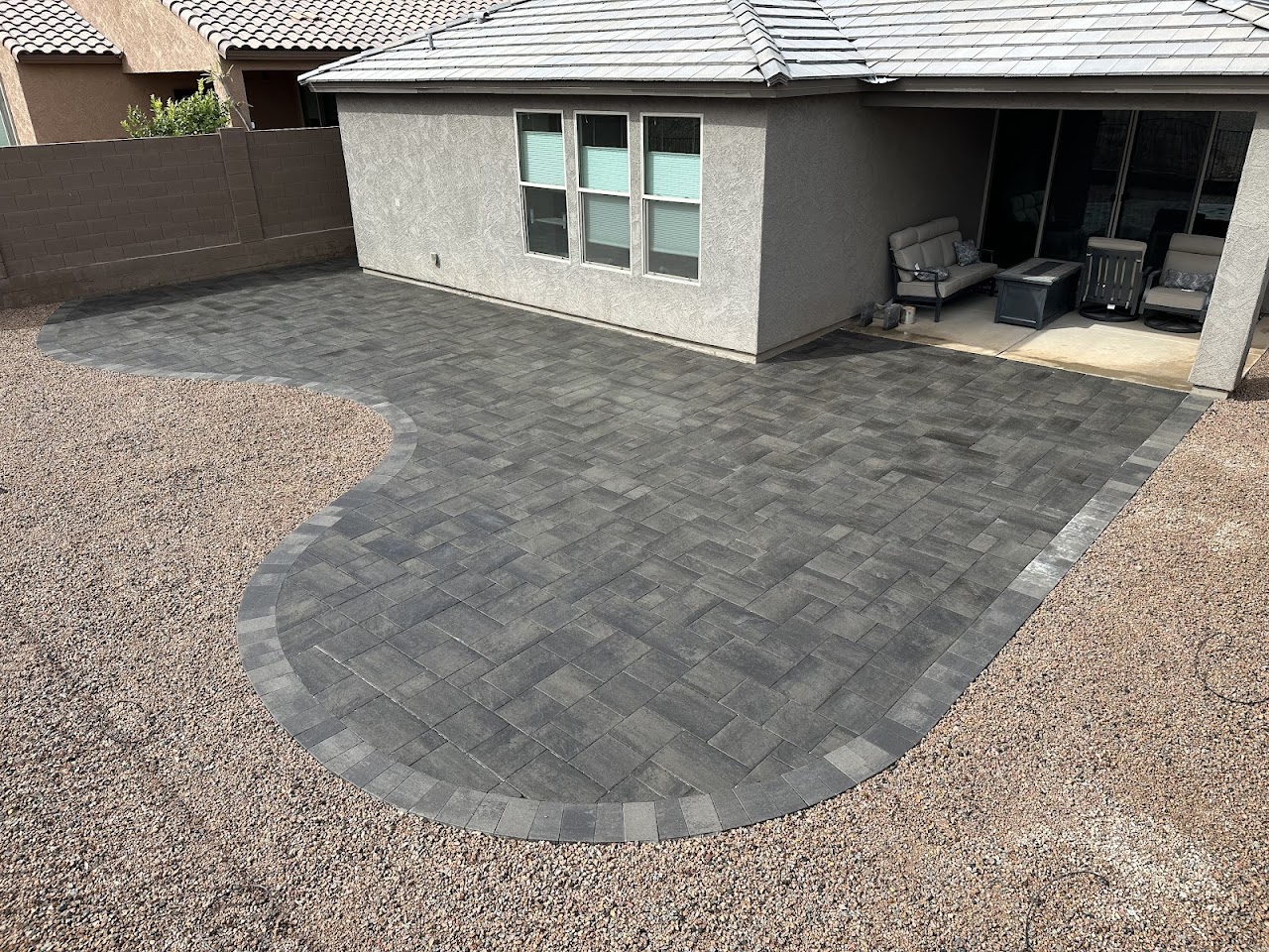 A&J Hardscapes Custom landscapes project